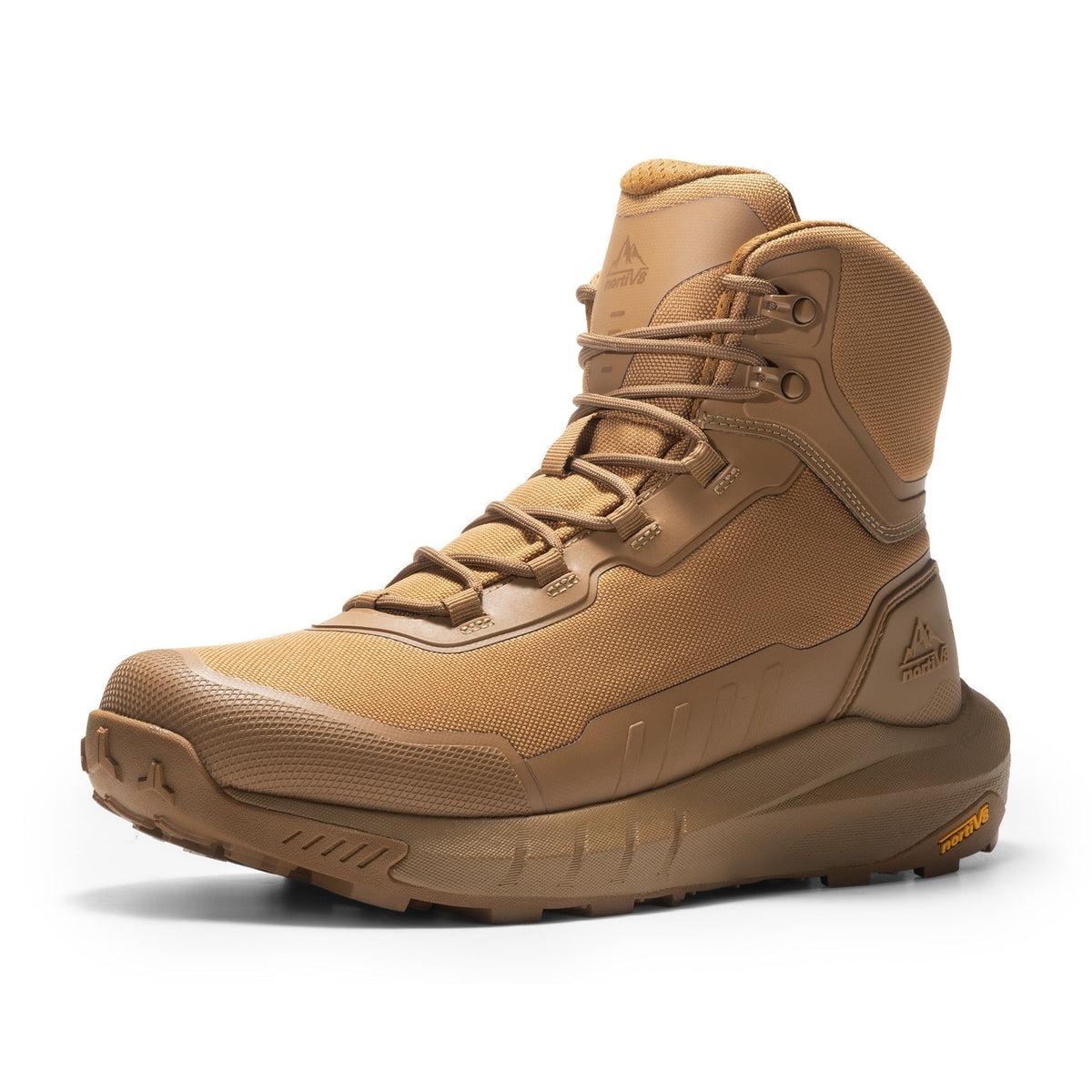 Ridgeway 8-Inch Side-Zip Boot in sepia tan - men's lightweight mid-height boot, side view